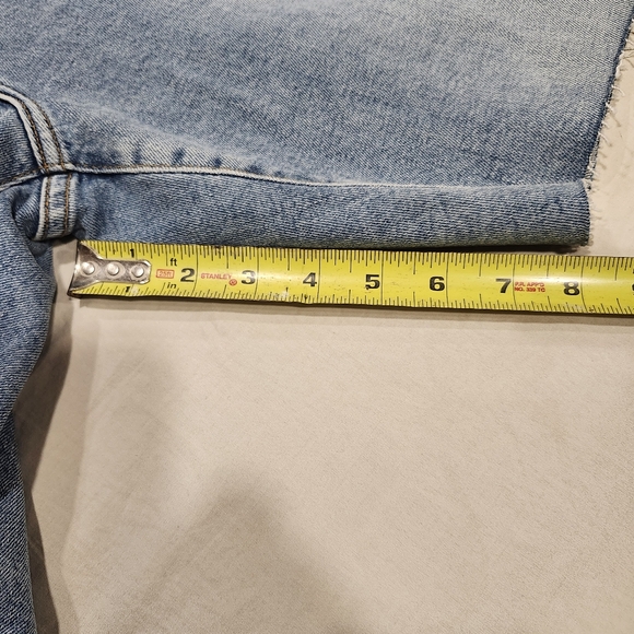 ZARA Mens Relaxed Shorts in Painted Denim - size 34 - Picture 9 of 11